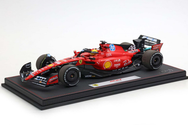 BBR 2318T44DIE 1/18 Ferrari SF-23 Fiorano test 2025 - Hamilton car n.44 （ケース付）