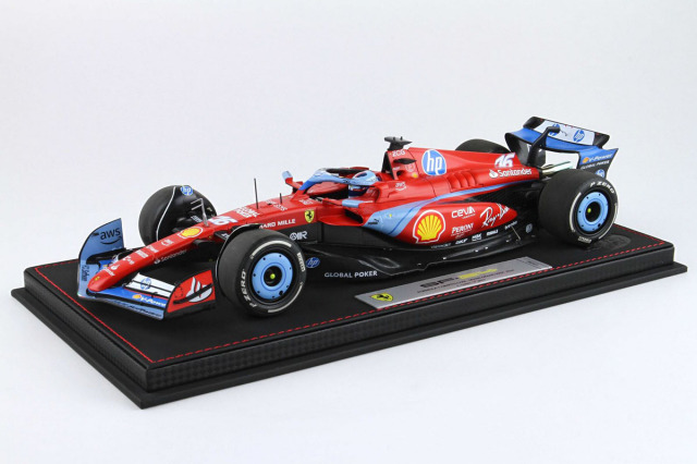 BBR 241816BDIE 1/18 Ferrari SF-24 U.S.A.GP Miami (Azzurro Special Livery) 2024 C.Leclerc （ケース付）