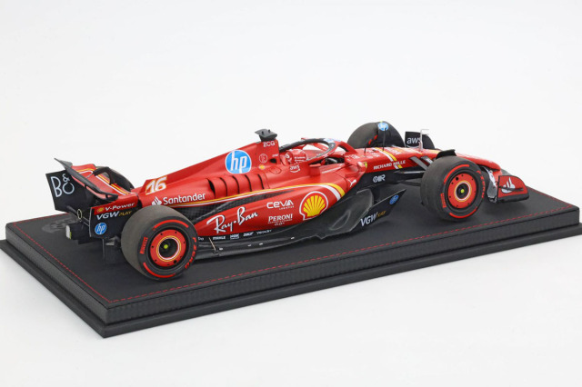 SF エルフォーリア2 予約商品 ** BBR 241816CPOLE 1/18 Ferrari SF-24 Monaco GP