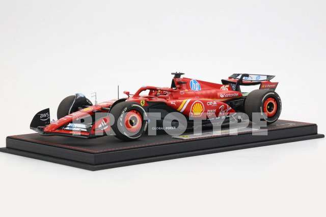 ** 予約商品 ** BBR 241816EDIE 1/18 Ferrari SF-24 United States GP Austin Winner Leclerc （ケース付）