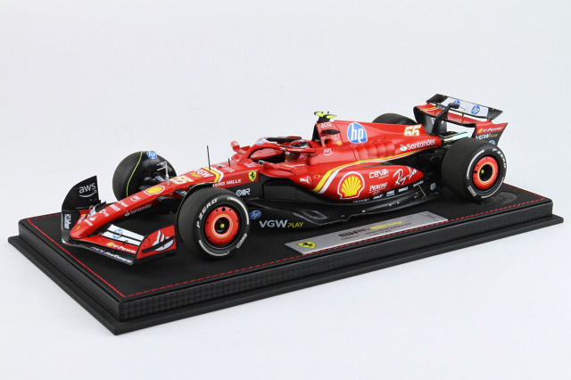** 予約商品 ** BBR 241855CDIE 1/18 Ferrari SF-24 Monaco GP 2024 C.Sainz ケース付）