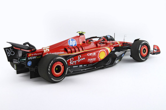 BBR 241855CDIE 1/18 Ferrari SF-24 Monaco GP 2024 C.Sainz