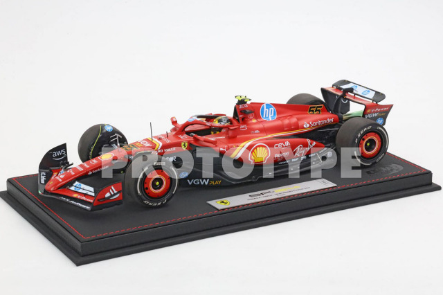 ** 予約商品 ** BBR 241855DDIE 1/18 Ferrari SF-24 Italian GP 2024 C.Sainz （ケース付）