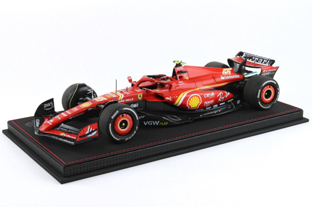 ** 予約商品 ** BBR 241855DIE 1/18 Ferrari SF-24 Australian GP 2024 C.Sainz Winner（ケース付）