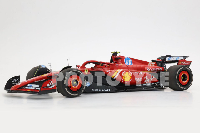 ** 予約商品 ** BBR 241855EDIE 1/18 Ferrari SF-24 United States GP Austin GP 2024 2nd C.Sainz （ケース付）