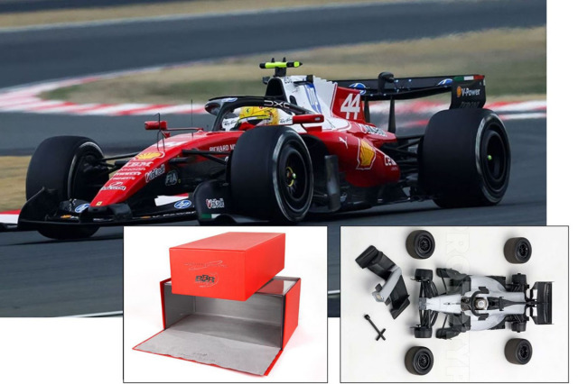 ** 予約商品 ** BBR 2618A44DIE 1/18 Ferrari SF26 F1 Chinese GP L.Hamilton （ケース付）