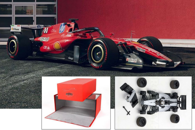 ** 予約商品 ** BBR 2618E44DIE 1/18 Ferrari SF26 Italia GP 2026 (Schumacher Tribute) L.Hamilton（ケース付）