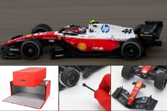 ** 予約商品 ** BBR 2618F44DIE 1/18 Ferrari SF26 F1 USA GP Austin - Special livery Hamilton（ケース付）