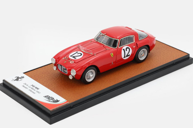 ** 予約商品 ** BBR267B Ferrari 340MM SN/0318 24H Le Mans 1953 n.12 Ascari - Villoresi