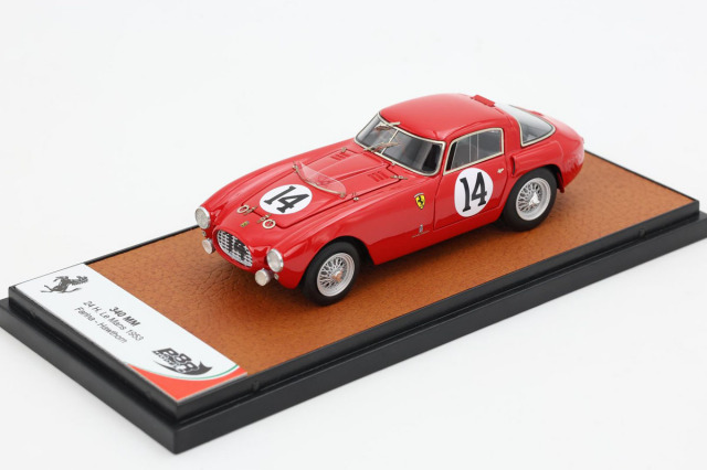 ** 予約商品 ** BBR267C Ferrari 340MM SN/0320 24H Le Mans 1953 n.14 Farina - Hawthorn