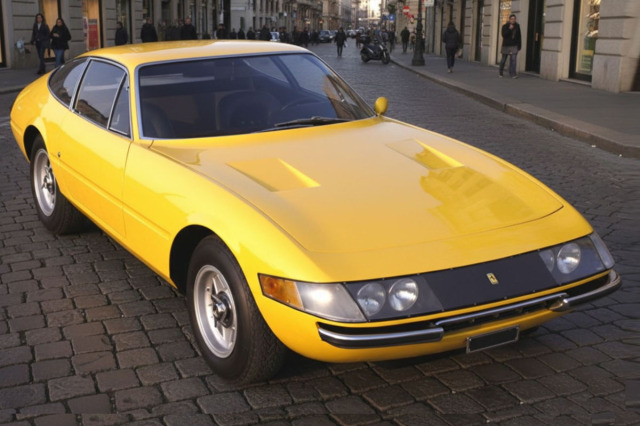 ** 予約商品 ** BBR270B Ferrari 365 GTB/4 Daytona Giallo Modena