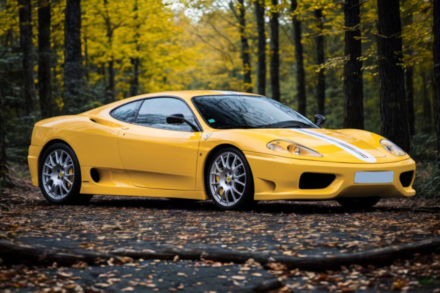 ** 予約商品 ** BBR273B Ferrari 360 Challenge Stradale Giallo Modena - Italian stripe