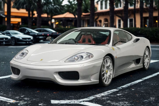 ** 予約商品 ** BBR273D1 Ferrari 360 Challenge Stradale Argento Nurburgring