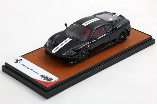 ** 予約商品 ** BBR273E Ferrari 360 Challenge Stradale Nero DS - Italian stripe