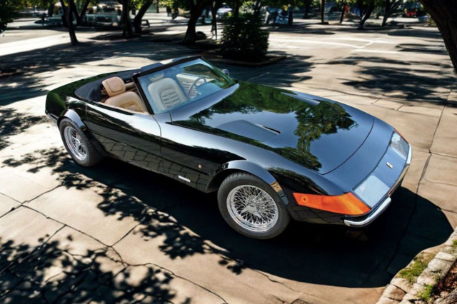 ** 予約商品 ** BBR274D Ferrari 365 GTB/4 Daytona Spider Nero DS