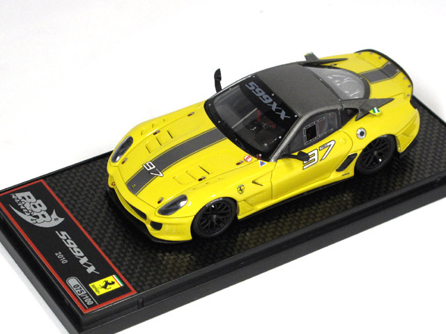 BBRC042L Ferrari 599XX Valencia 2010 Giallo Modena/Mat.Grey n.97