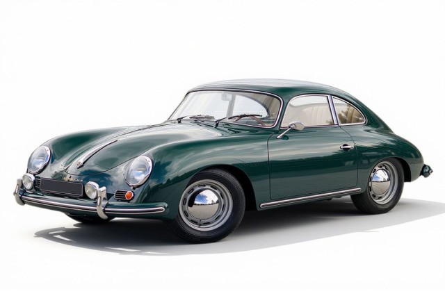 ** 予約商品 ** BBR C1820HV 1/18 Porsche 356A 1955 Lagoone Green Limited 48pcs（ケース付）