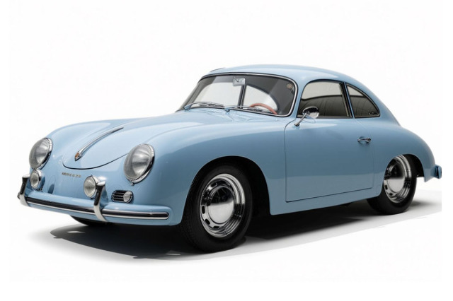 ** 予約商品 ** BBR C1820IV 1/18 Porsche 356A 1955 Meissen Blue Limited 48pcs（ケース付）