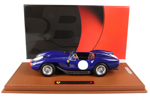 ミニカー　1/18 Ferrari 250 Testarossa 1957(ブルー) ケース付 [BBRC1855DV] お取り寄せ商品】 BBRC1855DV 1/18 Ferrari 250 Testarossa 1957