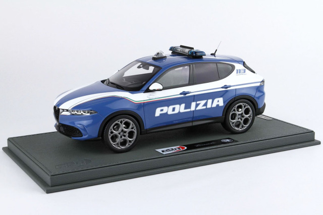 【お取り寄せ商品】 BBRC1856POLV 1/18 Alfa Romeo Tonale POLIZIA Limited 100pcs （ケース付）