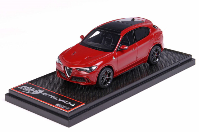 BBRC200A21 Alfa Romeo Stelvio Quadrifoglio 2021 Rosso Competizione Limited 100pcs