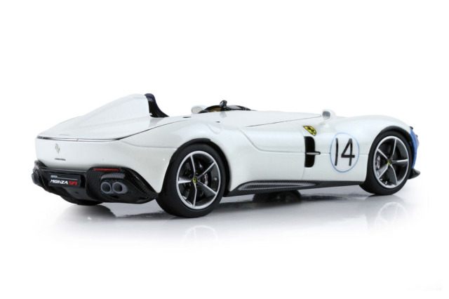 BBRC220BS Ferrari Monza SP1 Bianco Sanae / Blue nose Limited 50pcs