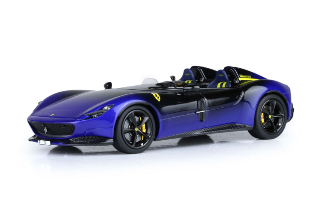 BBRC221BV Ferrari Monza SP2 Blu Viery - New Black Daytona