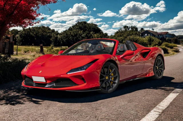 ** 予約商品 ** BBRC232B3 1/43 Ferrari F8 Tributo Spider  Rosso Corsa / Carbon Wheels