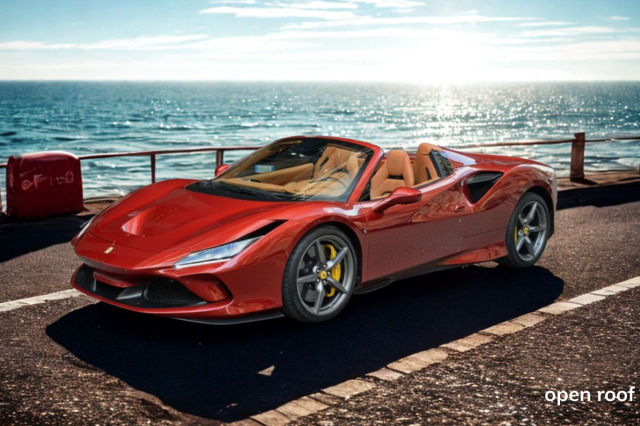 ** 予約商品 ** BBRC232S1 1/43 Ferrari F8 Tributo Spider Rosso Fuoco - Beige interior