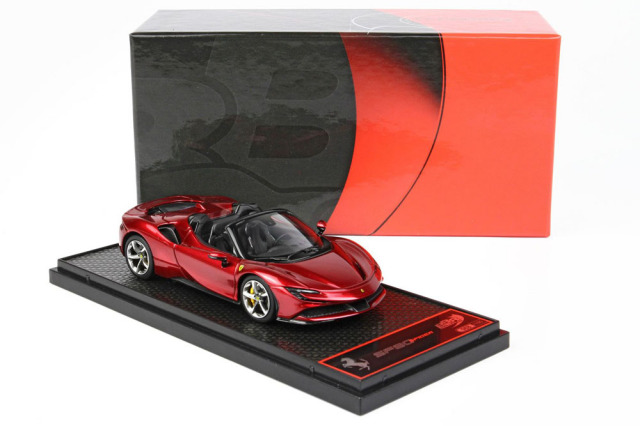 BBRC244D Ferrari SF90 Spider Rosso Fiorano Limited 100pcs ミニカー