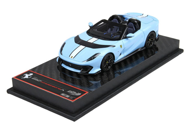 BBRC263ST1 Ferrari 812 Competizione A Azzurro La Pista (Carbon 