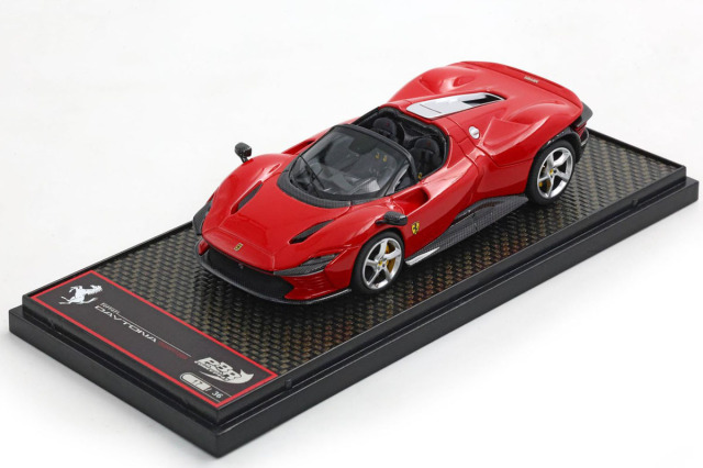 ** 予約商品 ** BBRC267TMC1 Ferrari Daytona SP3 Serie Icona (Open Roof) Rosso Corsa