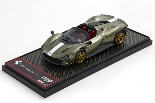 ** 予約商品 ** BBRC267TMF1 Ferrari Daytona SP3 Serie Icona (Open Roof) Verde Manzoni