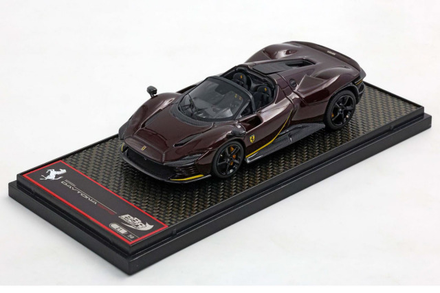 ** 予約商品 ** BBRC267TMM Ferrari Daytona SP3 Serie Icona (Open Roof) Rosso Rubino Limited 50pcs