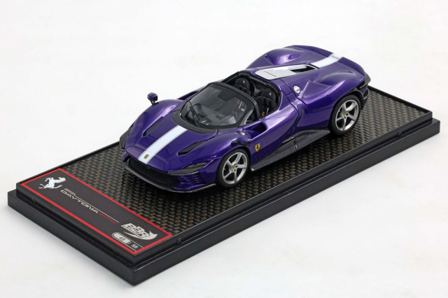 ** 予約商品 ** BBRC267TMN Ferrari Daytona SP3 Serie Icona (Open Roof) Viola Dino Limited 50pcs