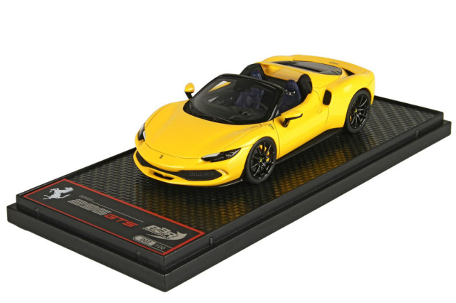 【お取り寄せ商品】 BBRC268C1 Ferrari 296GTS Giallo Modena / Carbon wheels Limited 100pcs