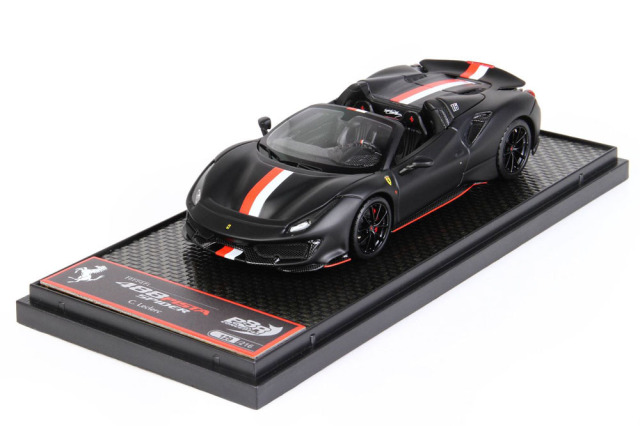 BBRC270 Ferrari 488 Pista Spider Charles Leclerc Matt Black Limited 216pcs