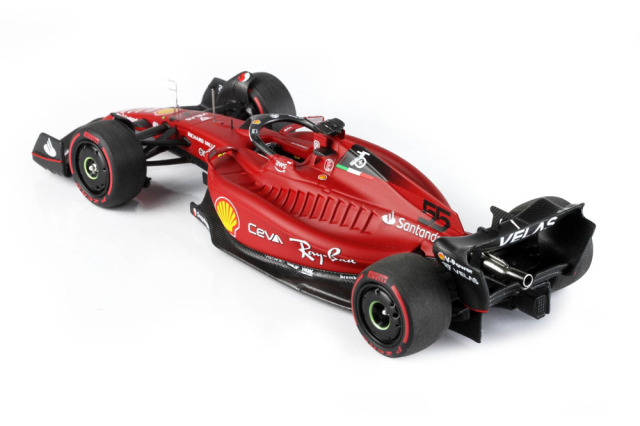 Miniature BBR Ferrari F1-75 – GP Bahreïn 2022, Carlos Sainz, échelle 1/43