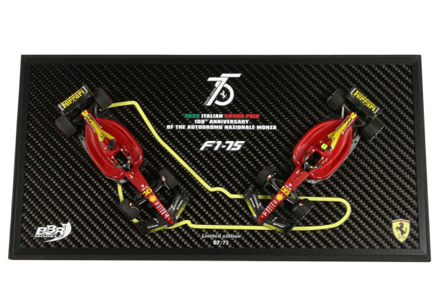 BBRC277COFF Ferrari F1-75 Italy GP Monza 2022 C.Leclerc / C.Sainz set Limited 75pcs