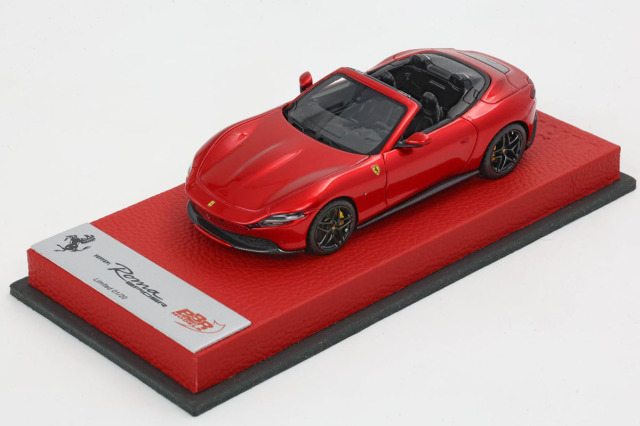 新品 希少！1/43 BBR 新型 フェラーリ ローマ ロッソコルサ レッド BBR ミニカー専門店 ラクーンオート