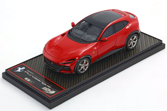 BBRC283N1 Ferrari Purosangue Panoramic Roof Rosso Corsa - Standard Rims Limited 40pcs