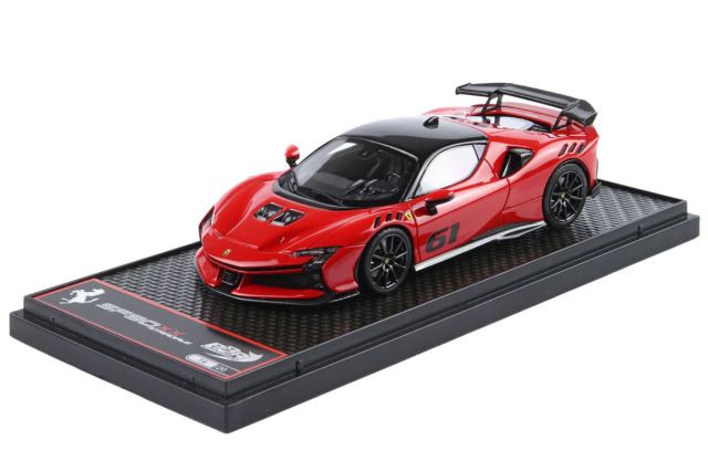 BBRC285B1 Ferrari SF90XX Stradale Rosso Corsa n.61 Limited 20pcs