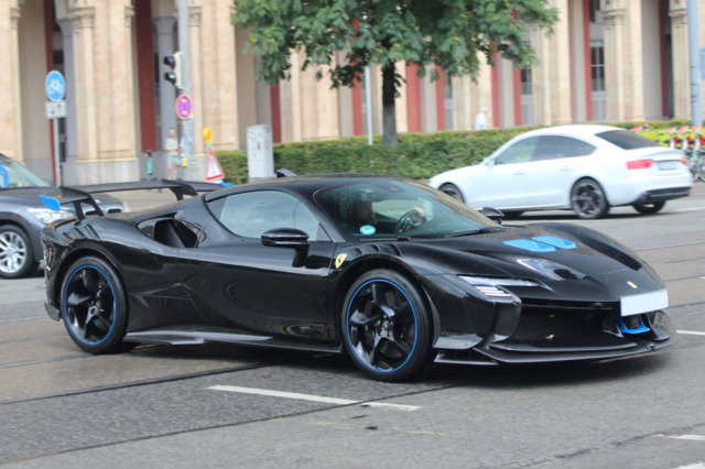 ** 予約商品 ** BBRC285Q Ferrari SF90XX Stradale Nero DS