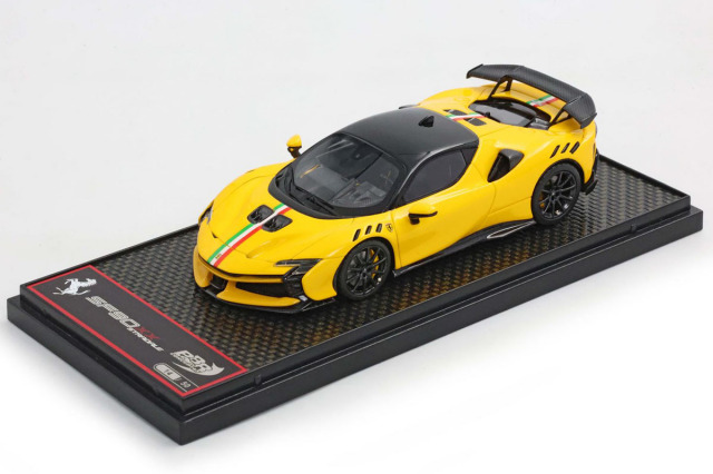 ** 予約商品 ** BBRC285S Ferrari SF90XX Stradale Giallo Modena / Italian stripe Limited 50pcs