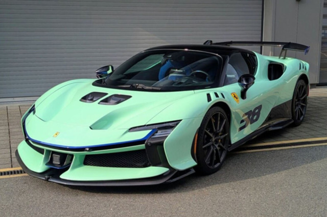 予約商品 ** BBRC285Z Ferrari SF90XX Stradale Verde Pallido