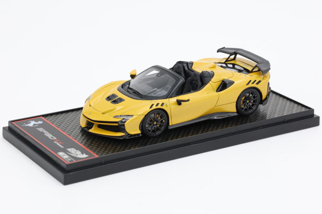 【お取り寄せ商品】 BBRC286F1 Ferrari SF90XX Spider Giallo Motecarlo / Carbon Wheels Limited 28pcs