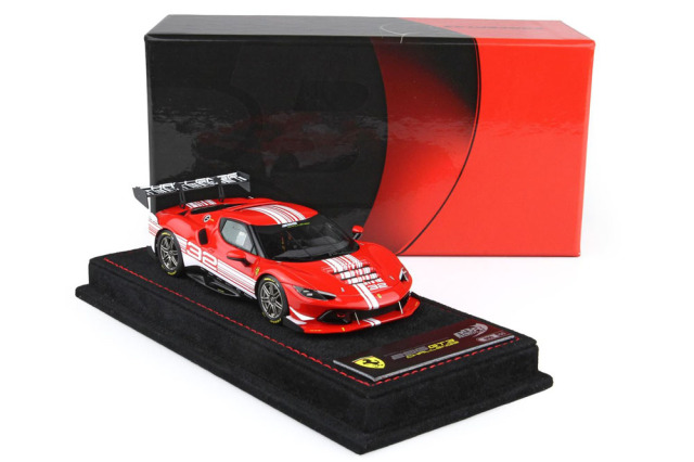 フェラーリ　ミニカー BBR P18238GV 1/18 Ferrari SF90XX Spider Argento Nurburgring