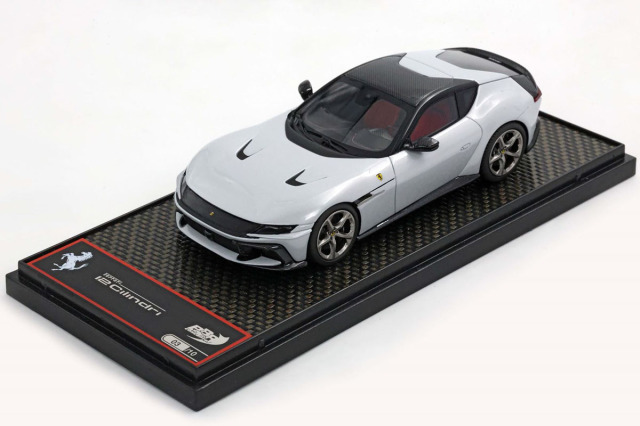 ** 予約商品 ** BBRC299B1 1/43 Ferrari 12 Cilindri Coupe Bianco Artico / Grigio Corsa gloss wheels Limited 10pcs
