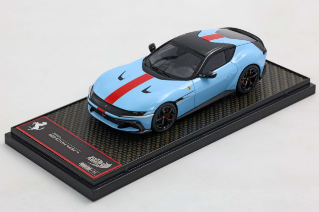 ** 予約商品 ** BBRC299L 1/43 Ferrari 12 Cilindri Coupe Azzurro La Plata - Red stripe Limited 99pcs