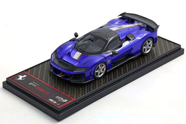 BBRC305D 1/43 Ferrari F80 Optional carbon Electric Blue - Silver wheels Limited 48pcs